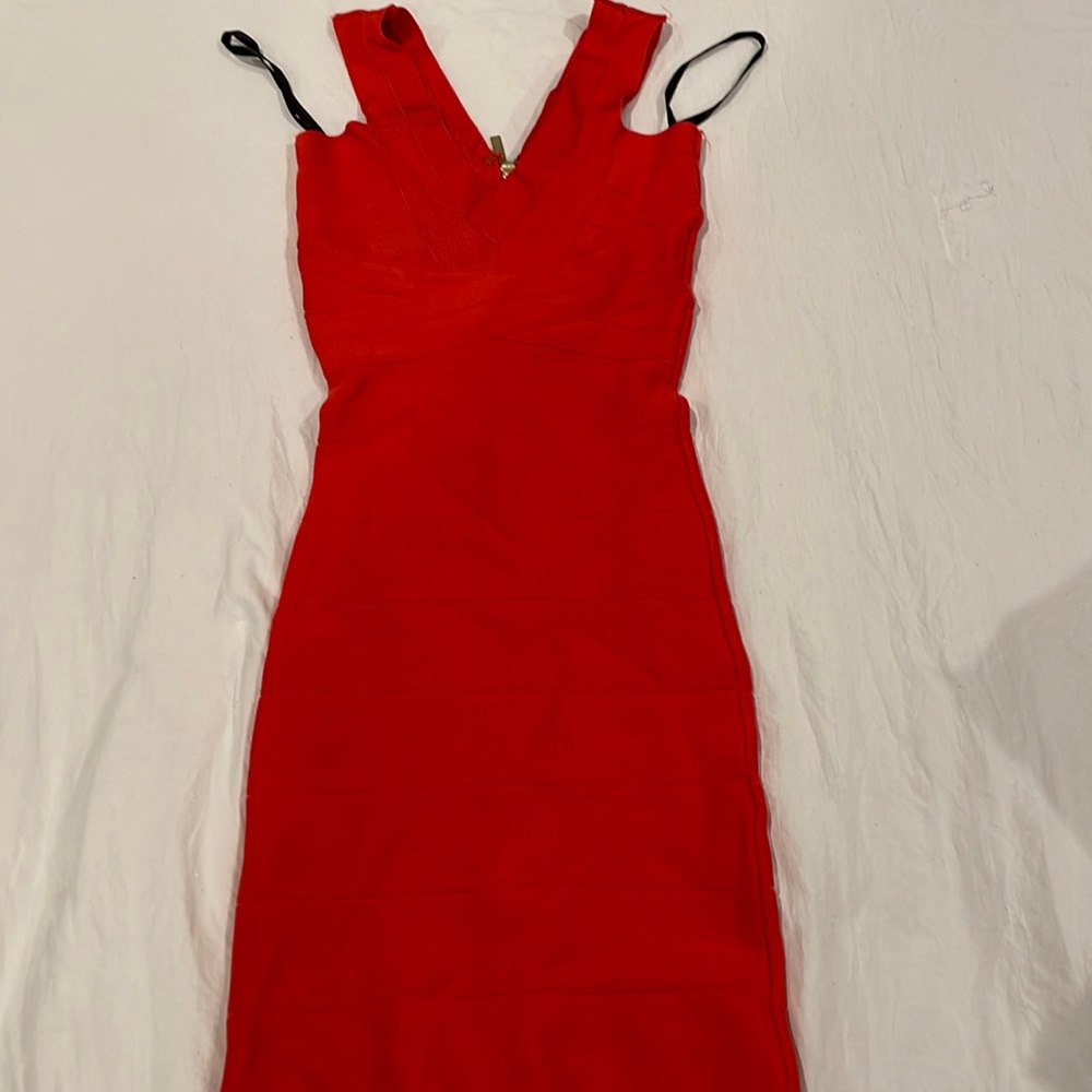 Bebe bandage mini dress